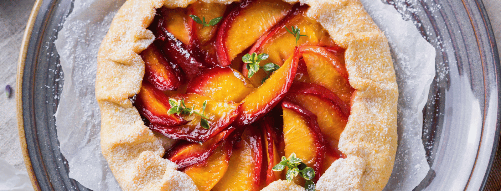 Nectarines tart - La Perruche