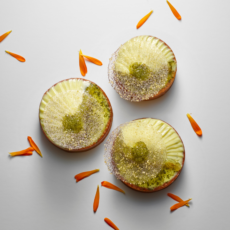 Tartelette citron-menthe
