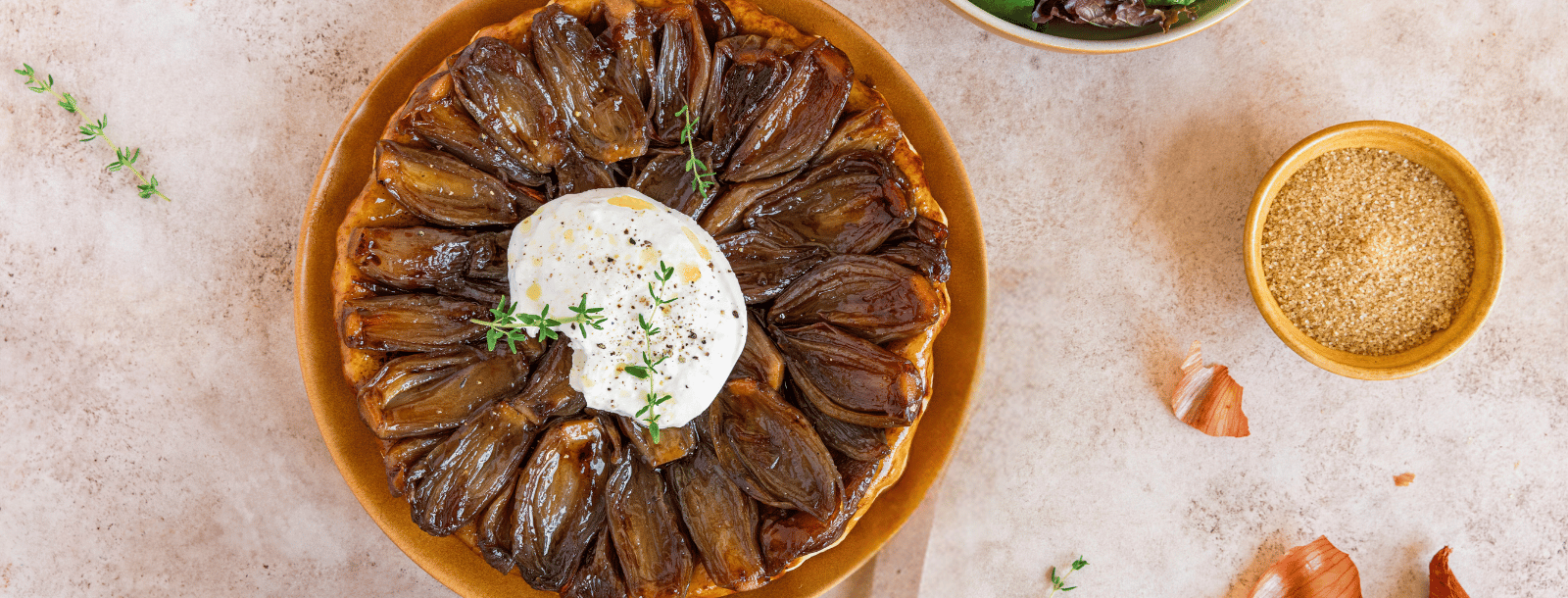 Shallot tart tatin - La Perruche