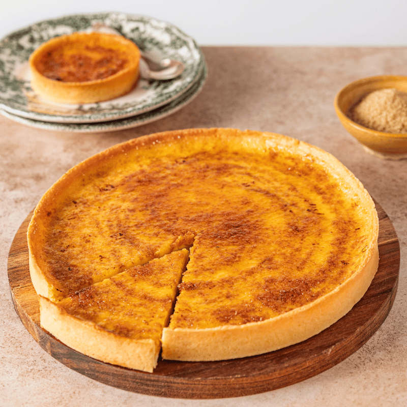 Tarte crème brûlée