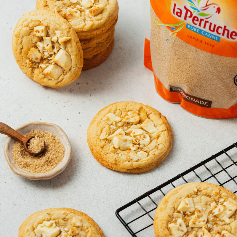 White chocolate cookies