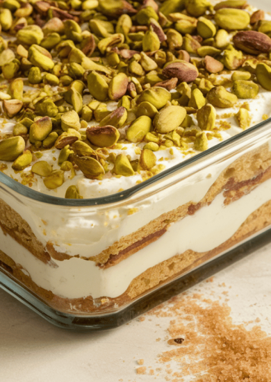 Pistachio Tiramisu