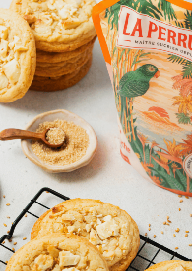 White chocolate cookies