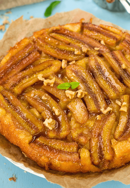 Recette de tarte tatin aux bananes - La Perruche