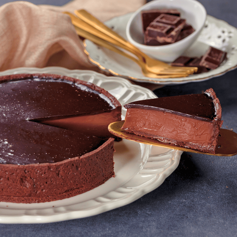 Flan au chocolat