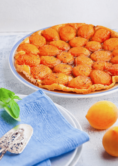 Gâteau renversé aux abricots