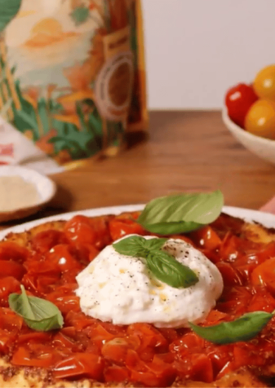 Tarte tatin aux tomates cerises