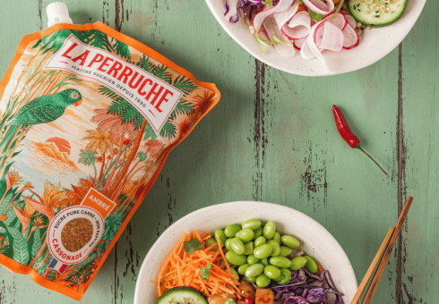 TOFU CARAMELISE - LA PERRUCHE