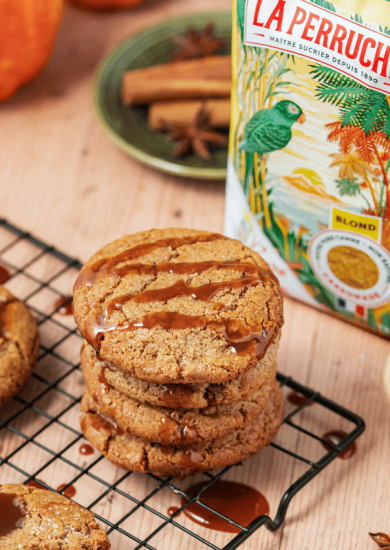 Cookies citrouille-caramel