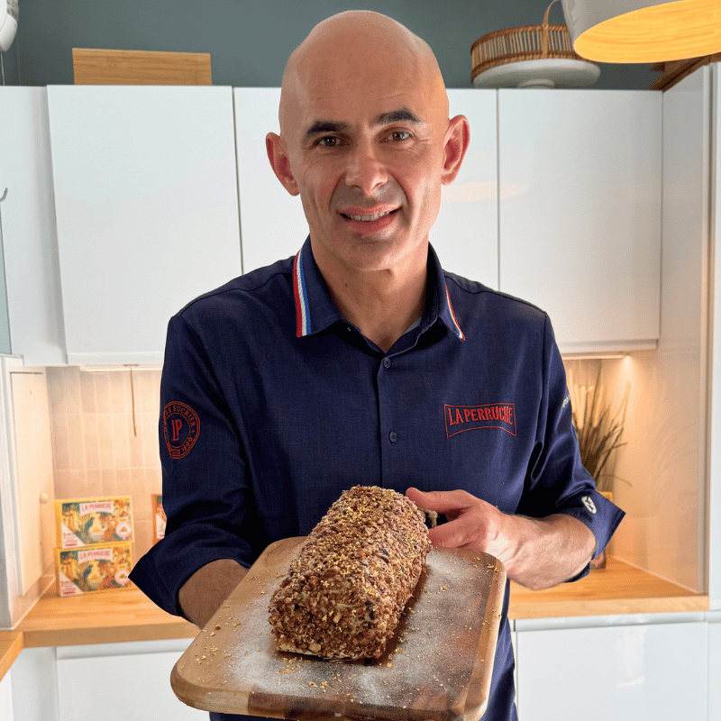 BUCHE DE NOEL ANGELO MUSA- LA PERRUCHE